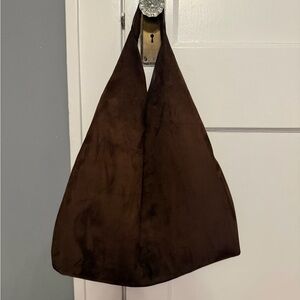 GAP Vegan Suede Slouchy Tote Bag
